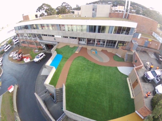 After shot of Rosny College redeveloped deck
